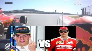 Max Verstappen vs Kimi Raikkonen last lap 2017 US GP Austin Texas COTA [upl. by Adaj113]