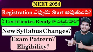 NEET 2024 Application Required Documents amp Start Date  Paper Difficulty Level  New Syllabus [upl. by Ibrik335]