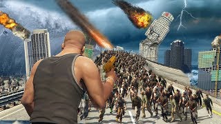 GTA 5  TODOS os DESASTRES NATURAIS Terremoto Meteoro Tornado Zumbis amp Mais [upl. by Adnaugal]