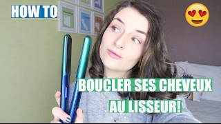 BOUCLER SES CHEVEUX AVEC UN LISSEUR MODE DEMPLOI  Vitalaurea [upl. by Yttap]