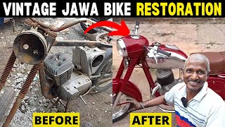 சென்னையின் Restoration King  Old Vintage Bikes Jawa Doctor Sekar [upl. by Groos]