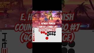 SF6 E Honda  Punish Counter Combo 7 4080 Damage [upl. by Aivitnahs]