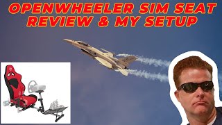 OpenWheeler Gen 3 Seat Review amp My setup for DCS and MSFS [upl. by Atnes]