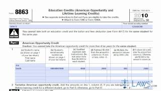 Learn How to Fill the Form 8863 Education Credits [upl. by Nafis114]