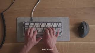 Heavy Grail hhkb pro classic  Silenced  Typing Sounds [upl. by Ratib]