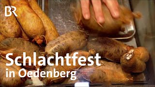 Kesselfleisch Schlachtfest in Oedenberg  Zwischen Spessart und Karwendel  BR  Doku  Reportage [upl. by Okkin]