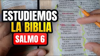 Cómo ESTUDIAR la BIBLIA correctamente estudio bíblico salmo 6 [upl. by Ivey29]