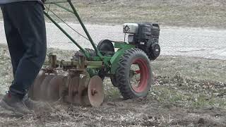 1948 Planet jr disc harrow [upl. by Abocaj]