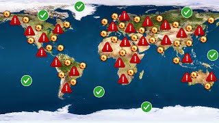 10 Lugares más Seguros en Caso de una Guerra Nuclear ☢️ [upl. by Dorian180]