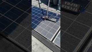 solar panel water cleaning system in india installation solar solarpower soldering shortsvide [upl. by Linehan]