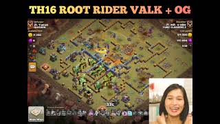 Th16 Root Rider Valk Overgrowth Spell  Clash of Clans [upl. by Uon175]