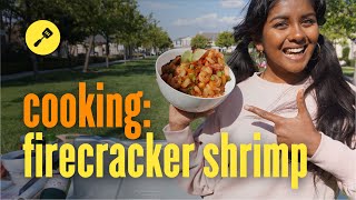 Cooking Firecracker Shrimp Outdoors [upl. by Griggs]