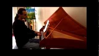 Louis Couperin Prelude in g minor  John Moraitis spinet [upl. by Aremaj]