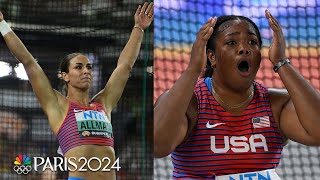 Americans take gold and silver in historic stunning discus final at Worlds  NBC Sports [upl. by Eiclud]