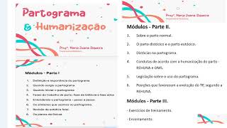 Curso de Partograma amp Humanização [upl. by Shulamith]