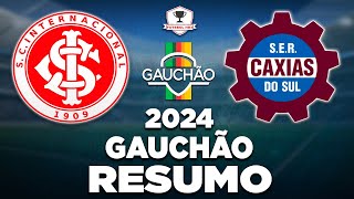 Internacional vence o Caxias no Gauchão com golaço de jovem atacante [upl. by Marlo]