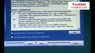 Nissan consult III plus CD software driver setuplicensepatch By Youobd2 [upl. by Ylil]