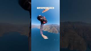 Paragliding above Tehri Dam Uttarakhand Bharat Viral reels [upl. by Aneala]