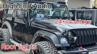 Installing G Wagon Style Lights Thar 2024 Thar lights Thar Roof Lights Thar Modification❤️ [upl. by Irbmac]