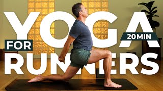 Yoga for Runners Stretch Realign and Strengthen with Travis [upl. by Adnaugal]