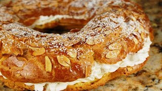 ParisBrest Recipe Demonstration  Joyofbakingcom [upl. by Llahsram]