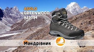 Ботинки Asolo A23094 Greenwood GV MM [upl. by Sitoiganap]