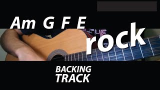 Am G F E Chords  Guitar Backing Track The Cure  Lovesong Karaoke [upl. by Osmund]