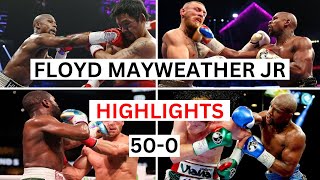 Floyd Mayweather 500 Highlights amp Knockouts [upl. by Geis753]