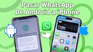 🔥Cómo Pasar WHATSAPP de Android a iPhone  3 Mejor Método iOS 18 [upl. by Huston]