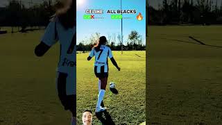 Football vs Rugby 🔥🔥shorts youtubeshorts football rugby challenge [upl. by Krystal]