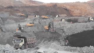 7 EXCAVATOR PRODUCTIO II OPENCAST SAFEST MINING VIDEO II Safe Mines  MINING RELATED ALL VLOG [upl. by Ladnar]