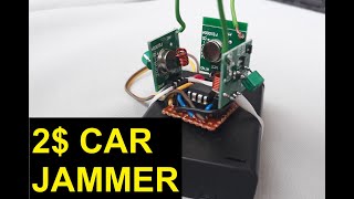 2 car key JAMMER DIY Relay attack  keyless car hack  car hacking protection  part 2 [upl. by Lyrret]