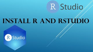 How to download R and install Rstudio on Windows [upl. by Yntirb]