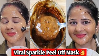 How to reduced my Dark spots with peel off mask glowingskin faceglow [upl. by Alyakem647]