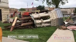 Marshall County Courthouse  Marshalltown Iowa [upl. by Attehcram]