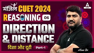 CUET 2024 General Test Reasoning  Direction and Distance  Part 1  By Hani Sir [upl. by Mcloughlin455]