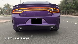 Purple Charger SRT 392 HEMI Exhaust sound and acceleration [upl. by Amata277]