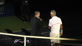 Tennis Champions 2014 Mansour Bahrami amp Peter McNamara Introduction [upl. by Saretta20]