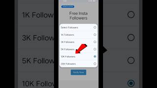 10K free FOLLOWERS on INSTAGRAM  Instagram followers kaise badhaye 2025 instagramfollowers [upl. by Enimajneb]