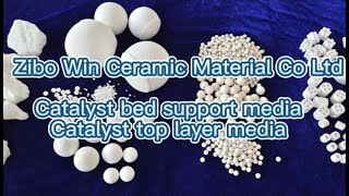 Catalyst bed support media Inert ceramic alumina balls Raschig ring [upl. by Rattray847]