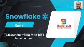 Master Snowflake with DBT Introduction Master Snowflake with DBT Demo [upl. by Amej]