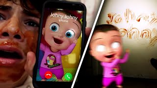 CALLING JOHNY JOHNY YES PAPA ON FACETIME HE ATTACKED ME [upl. by Ogilvy76]