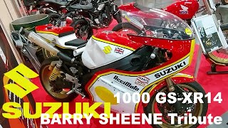 SUZUKI 1000 GSXR 14 project built with spare parts Barrysheen Tribute [upl. by Nnaynaffit]