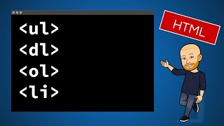 HTML lists ul ol li dl dt dd [upl. by Reo]