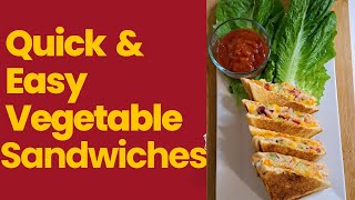 quick easy amp healthy vegetable sandwiches [upl. by Vikky874]