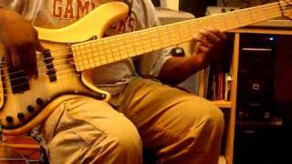 2 Brubaker Brute MJX5 Mediterranean 5 String Bass Guitar Groove Riff Ellis Gamble [upl. by Mullane]