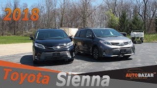 Что изменилось в 2018 Toyota Sienna Limited AWD Тест Драйв Тойота Сиенна 2018 фейслифт на русском [upl. by Montagu]