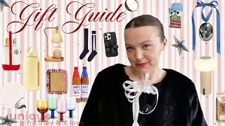 gifts Id actually buy for people I love 50 ideas unique holiday gift guide 2024 [upl. by Llehcear]