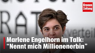 Marlene Engelhorn quotNennt mich Millionenerbinquot  kronetv NEWS [upl. by Venita932]