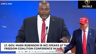 Lt Gov Mark Robinson Torches Dems Rallies for Trump to Lead Revolutionary Changequot VP [upl. by Netsirk]